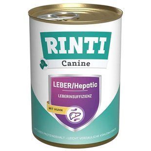Rinti Canine Veterinary LEBER/Hepatic mit Huhn &ndash; Ринти Гепатик Курица &ndash; диетический влажный корм для собак с заболеваниями печени &ndash; 400 г Petmarket