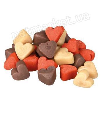 Trixie Mini Hearts Курка/ягня/лосось - м'які міні-ласощі для собак - 200 г Petmarket