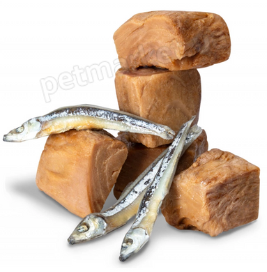 Natural Kitty Meaty Cube Tuna & Anchovy - ласощі-кубики для собак та котів (тунець/анчоуси) Petmarket