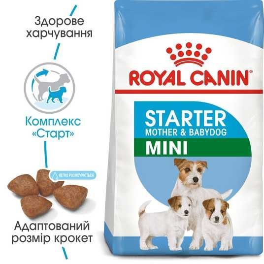 Royal Canin MINI STARTER - корм для цуценят, вагітних і годуючих