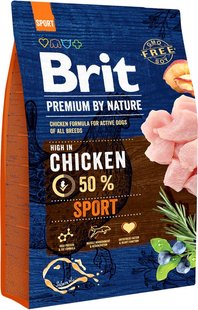 Brit Premium SPORT - корм для активних собак - 3 кг Petmarket