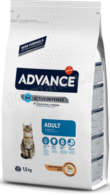 Advance ADULT Chicken & Rice - сухий корм для кішок (курка/рис) - 1,5 кг Petmarket