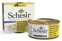 Schesir CHICKEN & PINEAPPLE - Курица/Ананас - консервы для собак - 150 г Petmarket