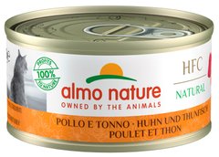 Almo Nature HFC Jelly Курка/тунець - вологий корм для кішок, 70 г Petmarket