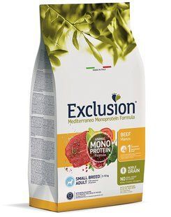 Exclusion Adult Beef Small Breed &mdash; корм для взрослых собак мелких пород с говядиной &mdash; 500 г Petmarket