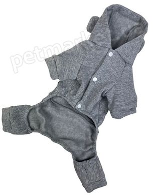 Dogs Bomba УШКИ теплый костюмчик для собак - №8, Серый Petmarket