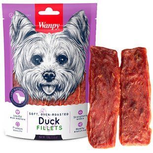 Wanpy Soft Duck Fillets - М&rsquo;яке філе качки - ласощі для собак Petmarket