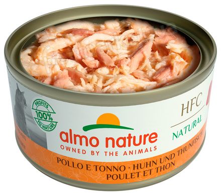 Almo Nature HFC Jelly Курица/тунец - влажный корм для кошек, 70 г Petmarket