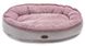 Harley and Cho DONUT Soft Touch - спальне місце для собак середніх та великих порід - Рожевий, XL %