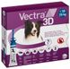 Ceva VECTRA 3D - Вектра 3Д - капли от блох и клещей для собак 10-25 кг - 1 пипетка %. Термін придатності до 02.2024 г.