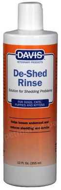 Davis De-Shed Rinse ополаскиватель для облегчения линьки у собак и котов - 3,8 л % Petmarket