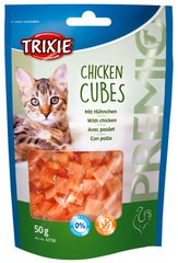 Trixie Premio CHICKEN CUBES - лакомство для кошек (курица) - 50 г Petmarket