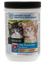 Nutri-Vet Milk Replacement for Kittens заменитель молока для котят - 170 г Petmarket