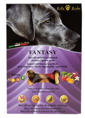 Rolls Rocky Печенье для собак «Fantasy» со вкусом помидора, шпината, куркумы, ванили, 300 г Petmarket