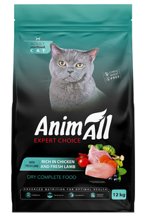 Animall Expert Choice Chicken & Lamb - корм для стерилізованих кішок (курка/ягня) Petmarket