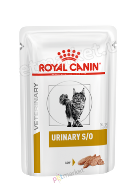 Royal Canin URINARY S/O - влажный корм для кошек при мочекаменной болезни (паштет) - 85 г x 12 шт Petmarket