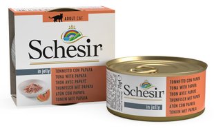 Schesir TUNA & PAPAYA - Тунець/Папайя - консерви для кішок, 75 г Petmarket