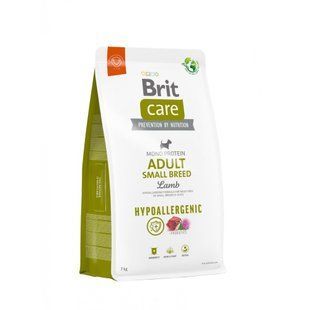 Brit Care Dog Hypoallergenic Adult Small Breed - корм для собак дрібних порід (ягня) - 7 кг Petmarket