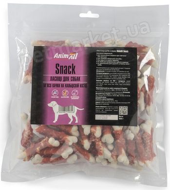 AnimaAll Snack мясо утки на кальциевой кости для собак - 500 г Petmarket