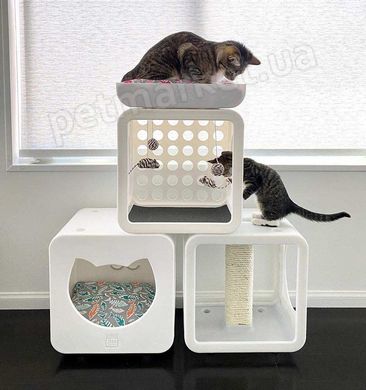 Jolly Pets Kitty Kasa Bedroom - спальный кубик для кошек - Серо-коричневый Petmarket