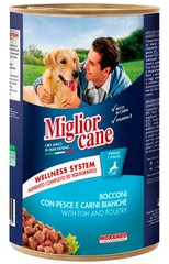 Migliorcane Рыба/птица консервы для собак - 1,25 кг Petmarket