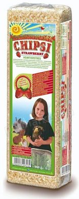 Chipsi STRAWBERRY - Клубника - опилки для грызунов и хорьков - 1 кг Petmarket