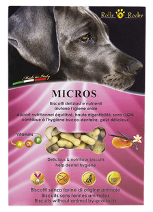 Rolls Rocky Печиво для собак «Micros mix» зі смаком ванілі та карамелі, 300 г Petmarket