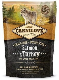 Carnilove SALMON & TURKEY Large Breed - корм для собак крупных пород (лосось/индейка) - 12 кг Petmarket