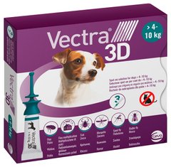 Ceva VECTRA 3D - Вектра 3Д - капли от блох и клещей для собак 4-10 кг - 1 пипетка Petmarket