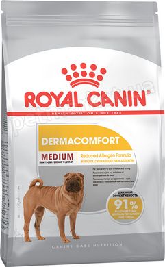 Royal Canin Medium DERMACOMFORT - корм для собак средних пород с чувствительной кожей - 10 кг % Petmarket