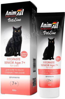 AnimAll Senior Age 7+ фитопаста для кошек старше 7 лет - 100 г Petmarket