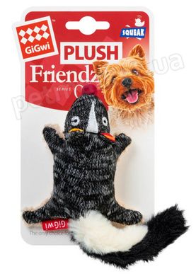 GiGwi Plush Friendz Скунс - текстильная игрушка для собак, 9 см Petmarket