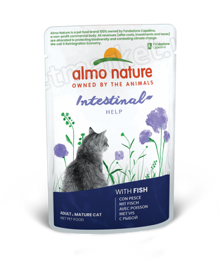 Almo Nature Holistic Digestive Help Рыба влажный корм для чувствительных котов - 70 г Petmarket
