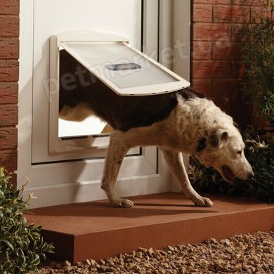 Staywell ORIGINAL - відкидні двері для собак середніх порід - Коричневий Petmarket