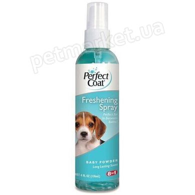 8in1 Freshening Spray BABY POWDER - спрей c ароматом детской пудры для шерсти собак (US) Petmarket
