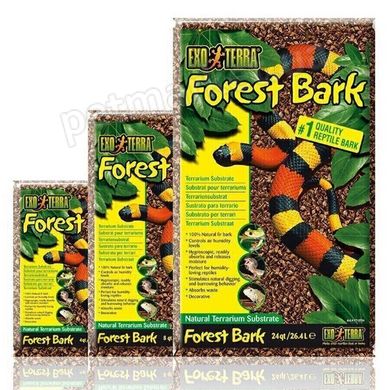Exo-Terra Forest Bark - cубстрат з ялинової кори для тераріумів - 8,8 л Petmarket