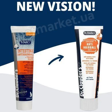 Dr.Clauder's ANTI HAIRBALL Paste mit Taurin - мальт паста з таурином для виведення&nbsp;шерсті&nbsp;з ШКТ у котів - 100 г % Petmarket