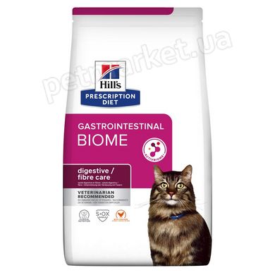 Hill's PD Feline GASTROINTESTINAL BIOME - лечебный корм при диарее и расстройствах пищеварения у кошек - 3 кг Petmarket