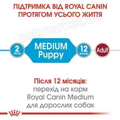 Royal Canin Medium PUPPY - консервы для щенков средних пород (кусочки в соусе) - 140 г Petmarket