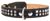 Collar СТРАЗИ - подвійний шкіряний нашийник для собак - 38-50 см, Чорний % РОЗПРОДАЖ Petmarket