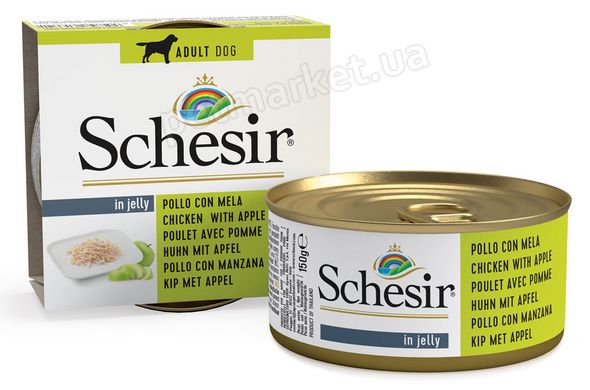 Schesir CHICKEN & APPLE - Курка/Яблуко - консерви для собак - 150 г Petmarket