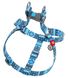 Collar WAUDOG Nylon Етно - нейлонова шлея для собак - S, Синій