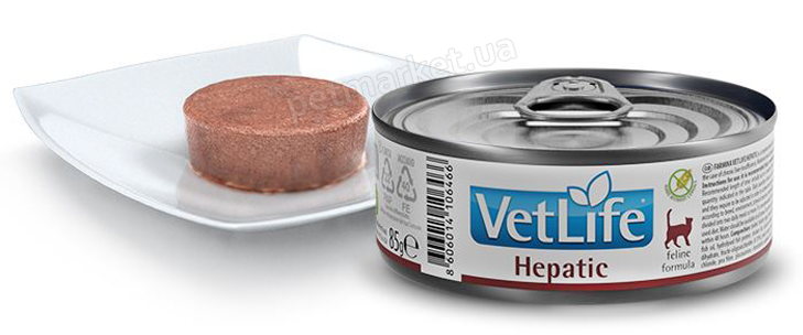 Farmina Vet Life Cat Hepatic - диетический корм для кошек при хронической печеночной недостаточности Petmarket
