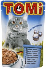 Tomi Salmon/Trout - Лосось/Форель - влажный корм для кошек, 100 г Petmarket