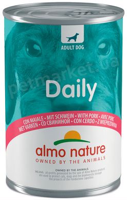 Almo Nature Daily Свинина - вологий корм для собак, 400 г Petmarket