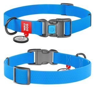 Collar WAUDOG Waterproof - водонепроникний нашийник для собак фастекс пластик, 35-58 см, рожевий Petmarket