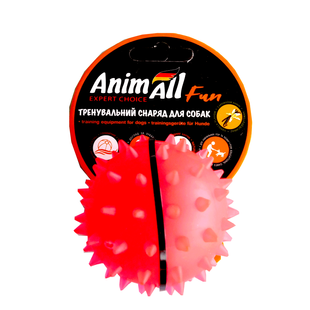 AnimAll Фан - М'яч каштан - іграшка для собак, кораловий Petmarket