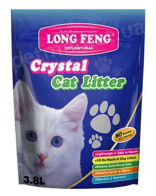 Long Feng Crystal силикагелевый наполнитель для кошек - 3,6 л Petmarket