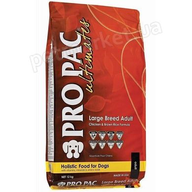 Pro Pac ULTIMATES LARGE BREED ADULT Chicken & Brown Rice Formula - корм для собак крупных пород (курица/коричневый рис) - 20 кг Petmarket