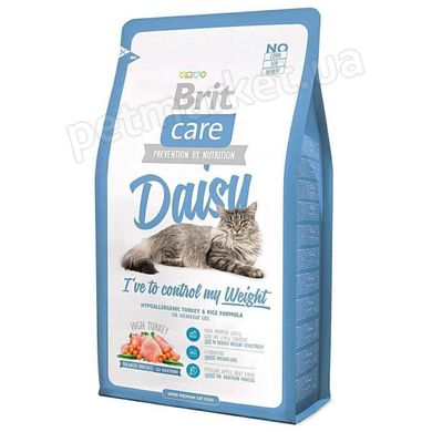 Brit Care DAISY Сontrol Weight - корм для кошек, склонных к полноте (индейка/курица/рис) - 7 кг Petmarket